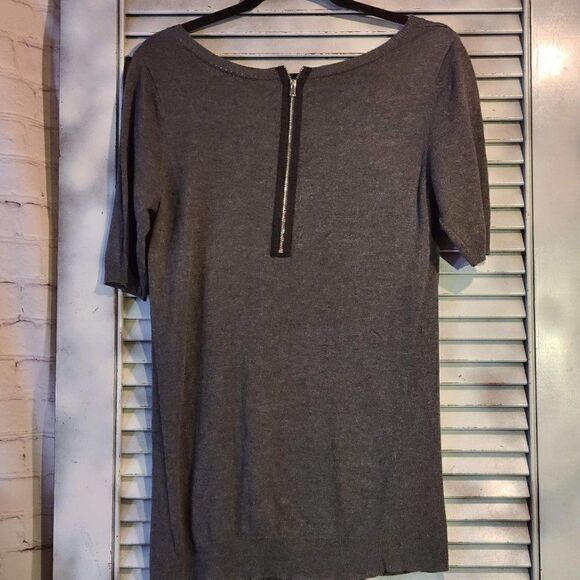 Motherhood Med Gray S/Sleeve Sweater - Picture 6 of 9